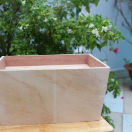 Hộp Quà Tết Hình Thang 2 Tầng